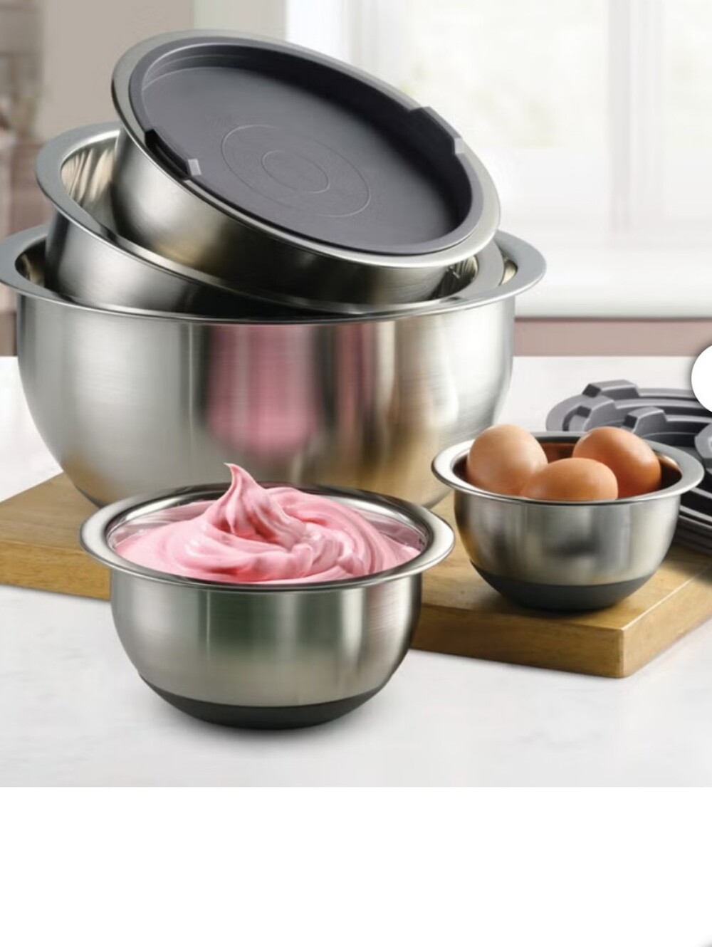 Tramontina 10-Piece Stainless Steel Mixing Bowl Set